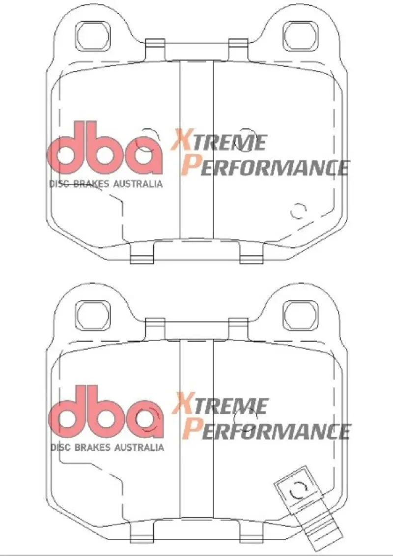 DBA DBADB1521XP 03-06 EVO / 04-09 STi / 03-07 350Z Track Edition/G35 W/ Brembo XP650 Rear Brake Pads №3