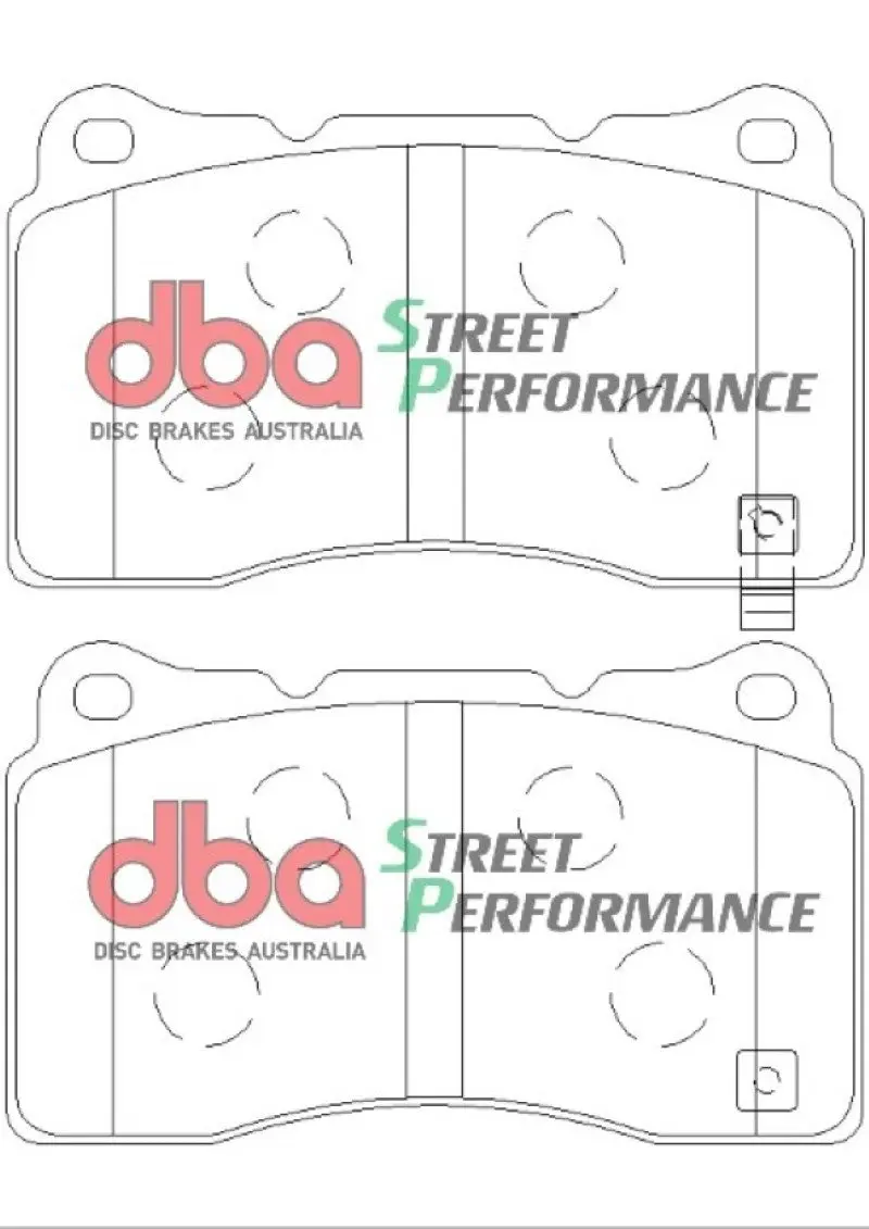 DBA DBADB1678SP 04-14 Subaru Impreza WRX STI SP500 Front Brake Pads №5