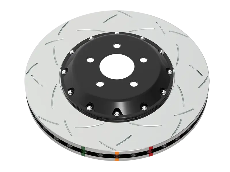 DBA DBA52224.1V2S 08-15 Mitsubishi Lancer Evo X T3 5000 Series Front Slotted Rotor W/NAS Nuts №1