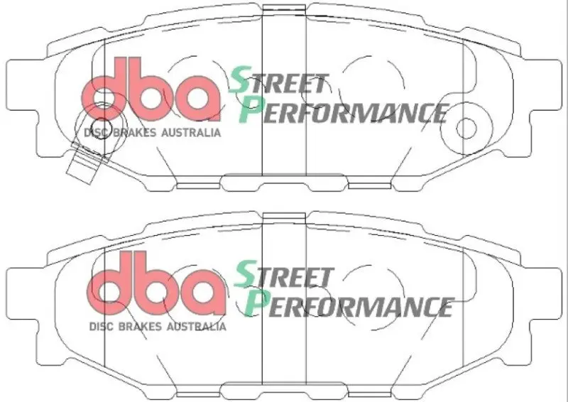 DBA DBADB1803SP 08 Subaru WRX SP500 Rear Brake Pads №5