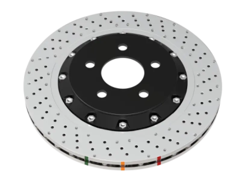 DBA DBA53298SLVXD 15-18 BMW M3 (W/Iron Rotors) Front 5000 Series Cross Drilled Rotor W/Silver Hat