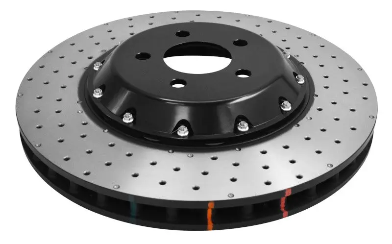 DBA DBA52166BLKXD 15-20 Ford Mustang GT Perf Package (380mm Front Rotor) Front 5000 Series Drilled Rotor W/Blk Hat №1