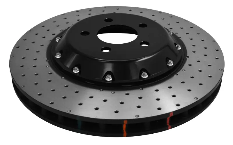 DBA DBA52166BLKXD 15-20 Ford Mustang GT Perf Package (380mm Front Rotor) Front 5000 Series Drilled Rotor W/Blk Hat №4