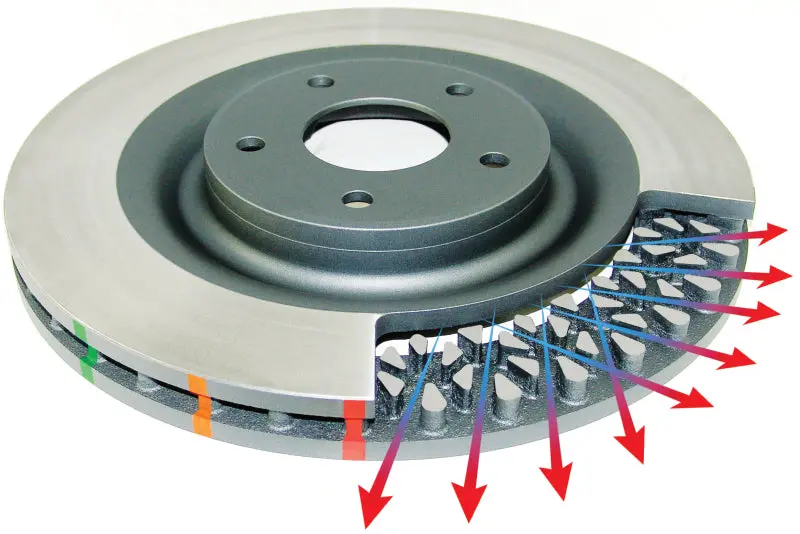 DBA DBA42165XS 15-20 Ford Mustang GT Perf Package (380mm Front Rotor) Rear 4000 Series Drilled & Slotted Rotor