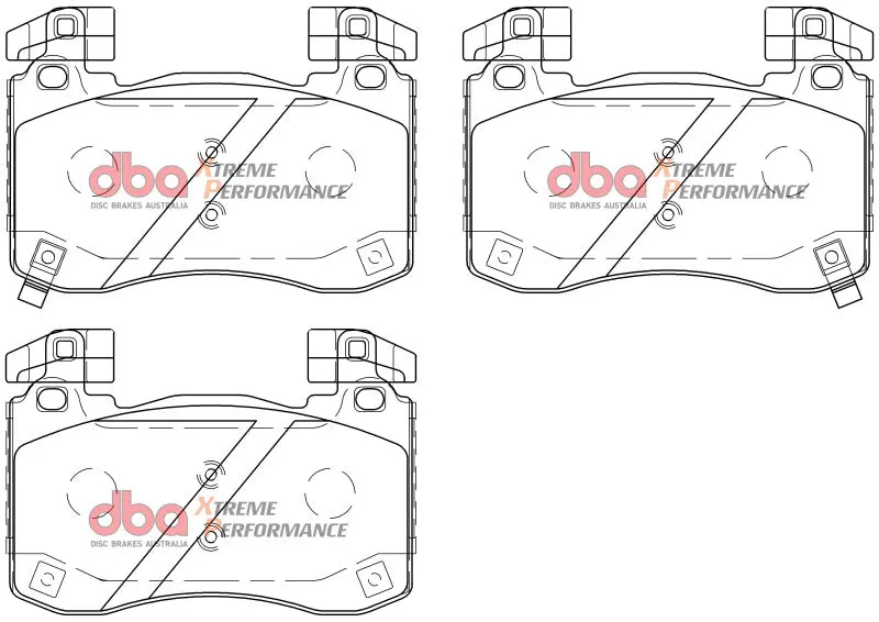 DBA DBADB15003XP 2018+ Kia Stinger V6 Twin Turbo XP Performance Front Brake Pads №2