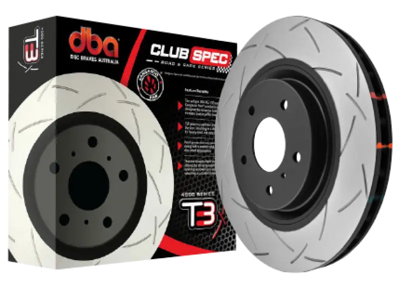 DBA DBA43928S 2020+ Chevrolet Corvette C8 J55 Z51 Front Slotted 4000 Series Rotor