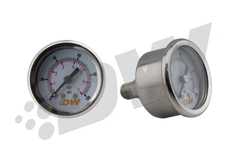 Deatschwerks DWK6-01-G 0-100 PSI 1/8in NPT Mechanical Fuel Pressure Gauge №2