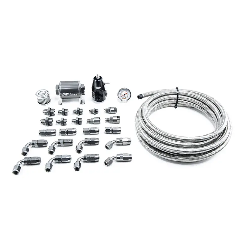 Deatschwerks DWK6-607 01-15 Honda Civic DW400 Pump Module Return Plumbing Kit W/CPE Fuel Lines