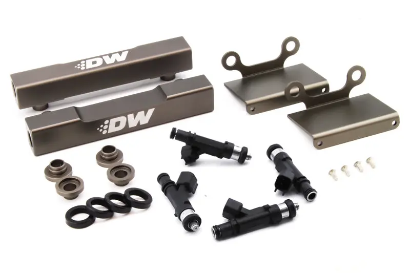 Deatschwerks DWK6-101-1000 04-06 Subaru STI/LGT Side Feed To Top Feed Fuel Rail Conv Kit W/ 1000cc Injectors №2