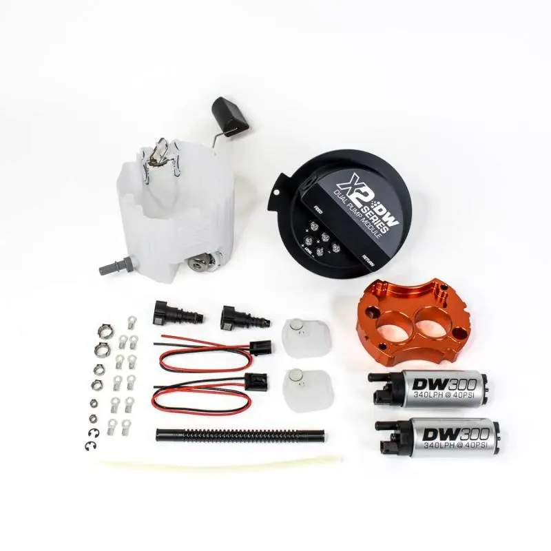 Deatschwerks DWK9-301-7002 10-15 Chevy Camaro LS 3.7 V6/ SS LS3 X2 Series Fuel Pump Module W 2 DW300s №1