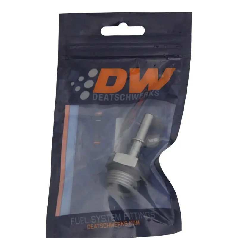 Deatschwerks DWK6-02-0124 10AN ORB Male To 5/16in Male EFI Quick Connect Adapter - Anodized DW Titanium №3