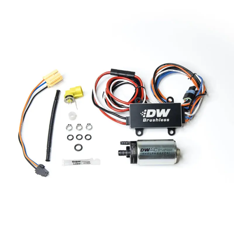 Deatschwerks DWK9-442-C102-0902 16+ Chevy Camaro 440lph In-Tank Brushless Fuel Pump W/9-0902 Instl Kit/C102 Controller