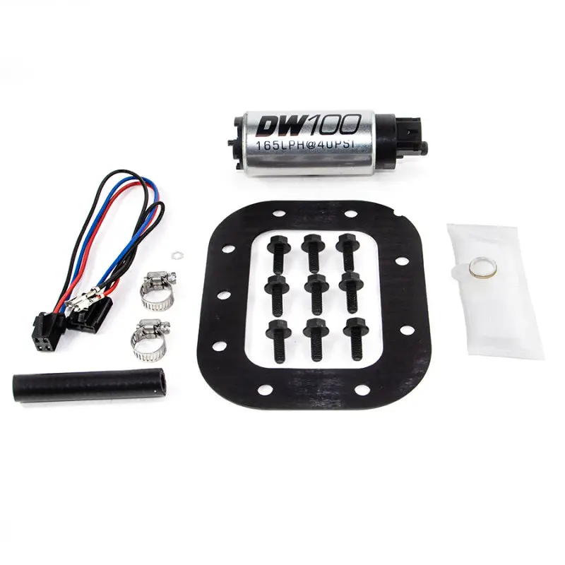 Deatschwerks DWK9-101-1029 165 LPH In-Tank Fuel Pump W/ 90-96 Chevrolet Corvette (Exc. ZR-1) Install Kit