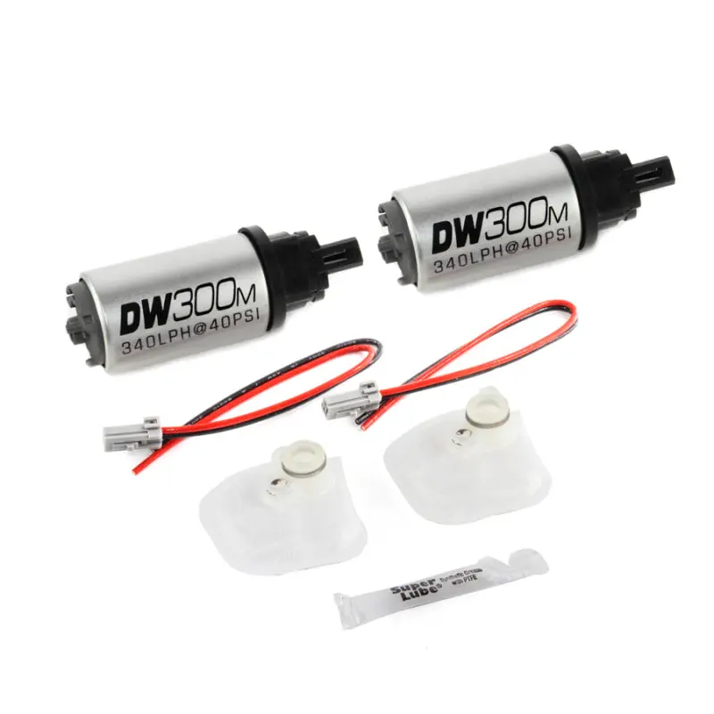 Deatschwerks DWK9-305-1035 340 LPH Ford In-Tank Fuel Pump DW300M Series W/ 07-10 GT500 / GT500KR Install Kit