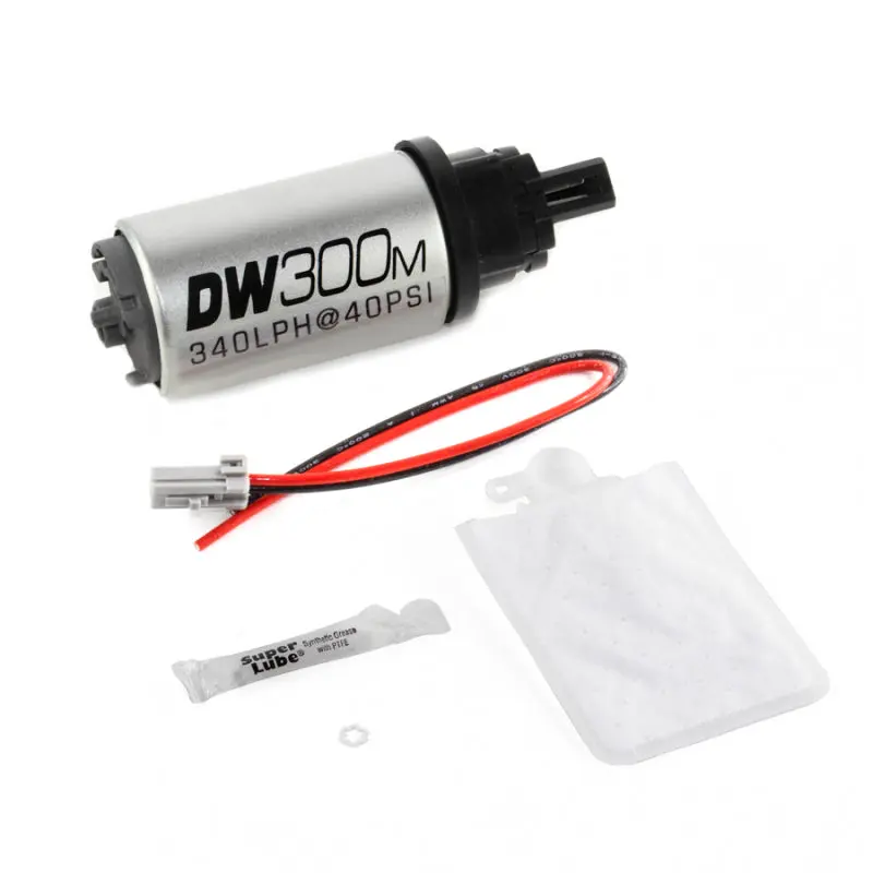 Deatschwerks DWK9-305-1032 340 LPH Ford In-Tank Fuel Pump DW300M Series W/ 99-04 Mustang V6 / V8 Install Kit