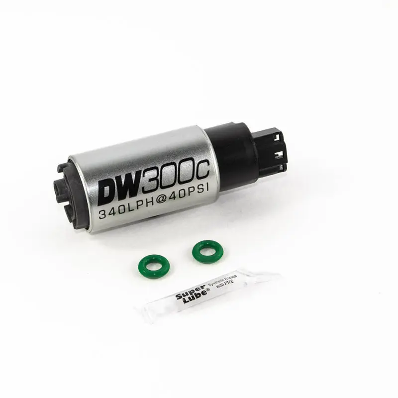 Deatschwerks DWK9-307-1009 340lph DW300C Compact Fuel Pump W/ 02-06 RSX Set Up Kit (W/O Mounting Clips) №2