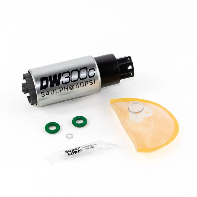 Deatschwerks DWK9-307-1008 340lph DW300C Compact Fuel Pump W/ 06-11 Civic Set Up Kit (W/O Mounting Clips) №1