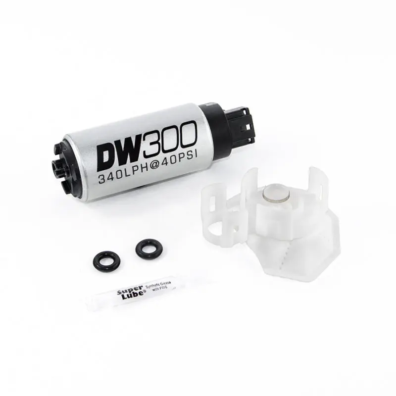 Deatschwerks DWK9-307-1026 340lph DW300C Compact Fuel Pump W/Install Kit 08-15 Mitsubishi EVO X (W/O Clips) №1