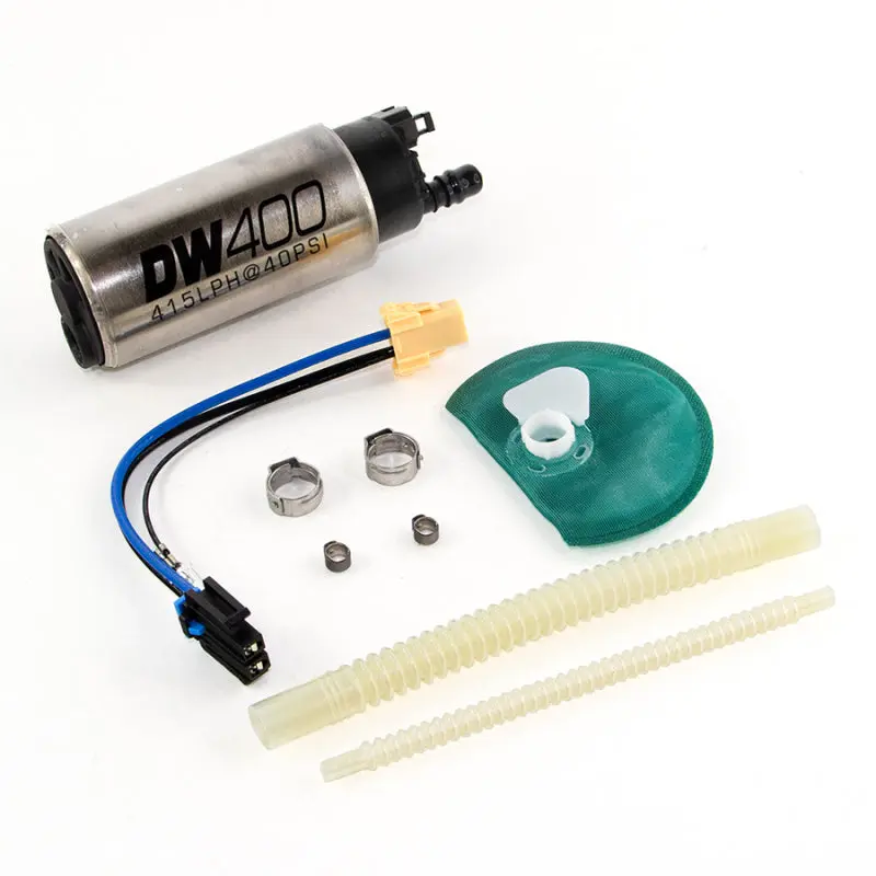 Deatschwerks DWK9-401-1046 415LPH DW400 In-Tank Fuel Pump W/ 9-1046 Install Kit 11-14 Ford Mustang V6/GT