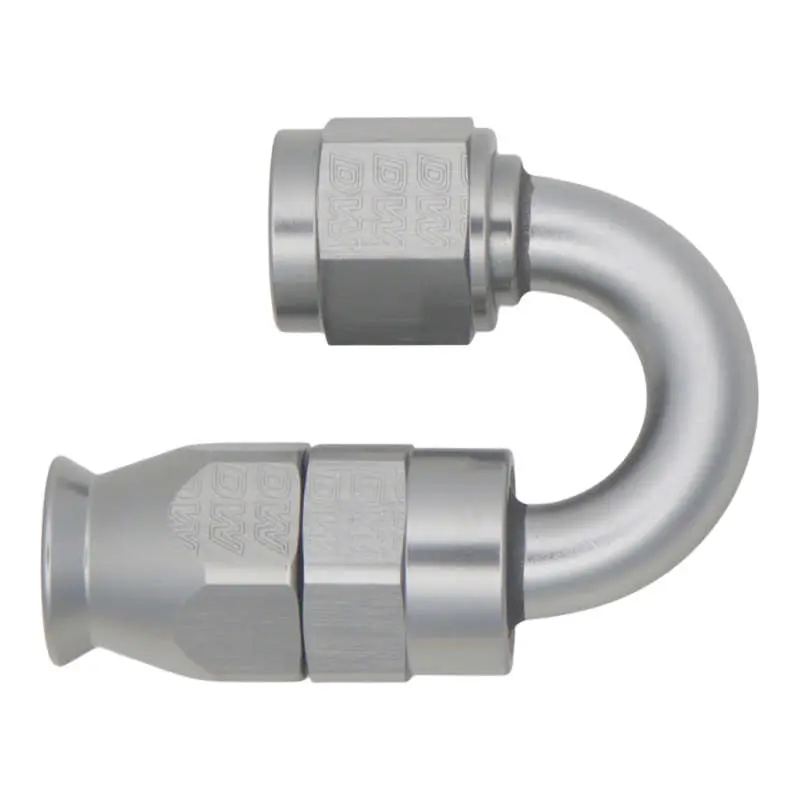 Deatschwerks DWK6-02-0853 6AN Female Swivel 180-Degree Hose End PTFE (Incl. 1 Olive Insert)