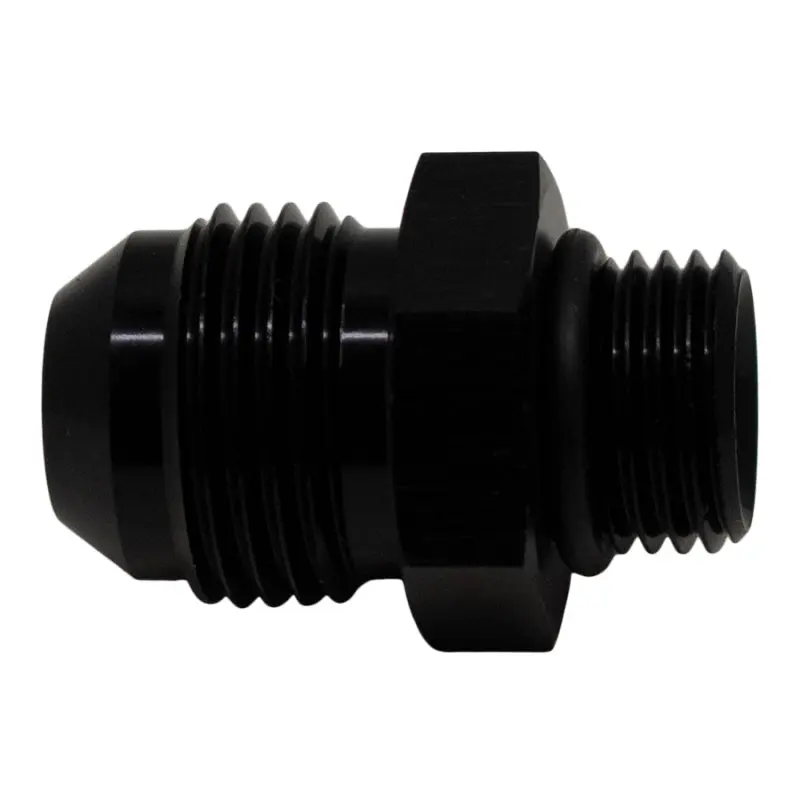 Deatschwerks DWK6-02-0405-B 6AN ORB Male To 8AN Male Flare Adapter (Incl O-Ring) - Anodized Matte Black №2