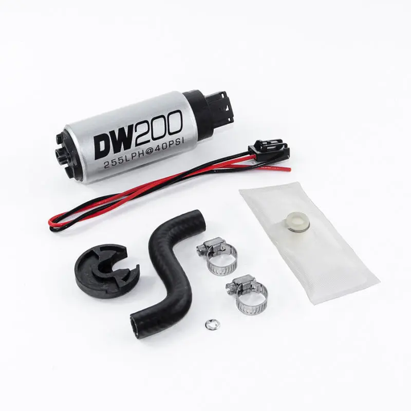 Deatschwerks DWK9-201-1014 85-97 Ford Mustang 255 LPH DW200 In-Tank Fuel Pump W/ Install Kit