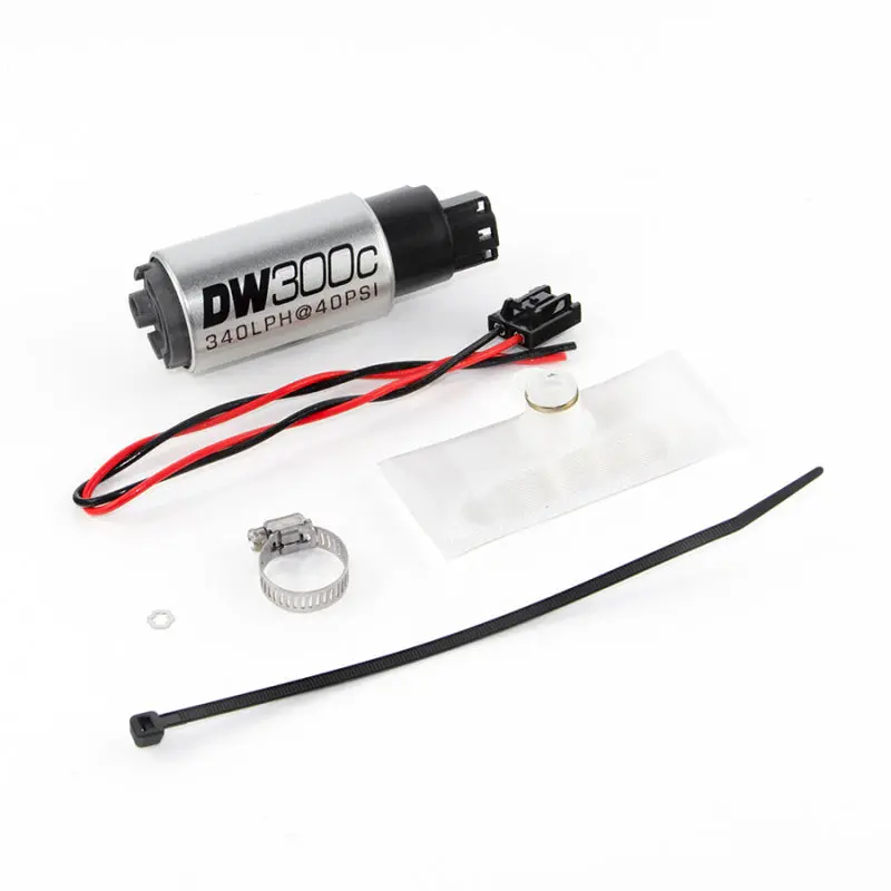 Deatschwerks DWK9-307-1030 88-91 BMW 325i DW300C 340 LPH Compact Fuel Pump W/ Install Kit (W/O Mounting Clips) №1