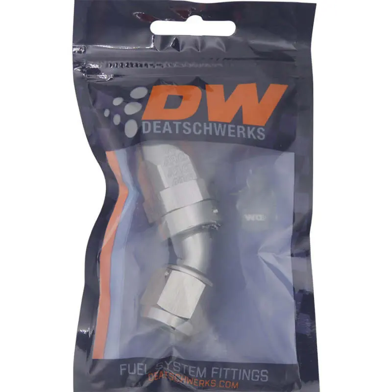 Deatschwerks DWK6-02-0855 8AN Female Swivel 45-Degree Hose End PTFE (Incl. 1 Olive Insert) №5