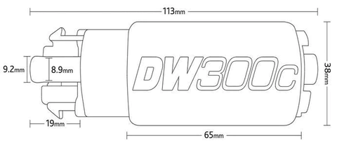 DEATSCHWERKS 9-309-1008 Топливный насос DW300C погружной 340 л/ч с установочным комплектом для STI 2008 + / GT-R R35 №3