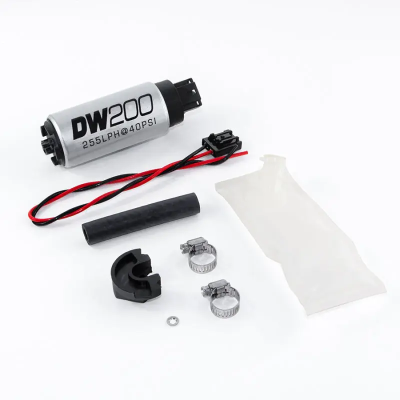 Deatschwerks DWK9-201-1024 94+ Nissan 240sx/Silvia S14/S15 255 LPH DW200 In-Tank Fuel Pump W/ Install Kit №1