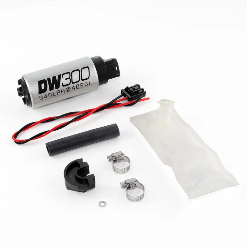 Deatschwerks DWK9-301-1024 94+ Nissan 240sx/Silvia S14/S15 DW300 340 LPH In-Tank Fuel Pump W/ Install Kit №1