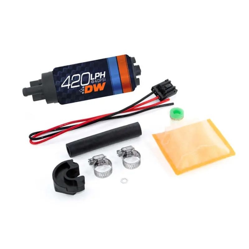 Deatschwerks DWK9-421-0766 DW420 Series 420lph In-Tank Fuel Pump W/ Install Kit For 89-94 240SX №1