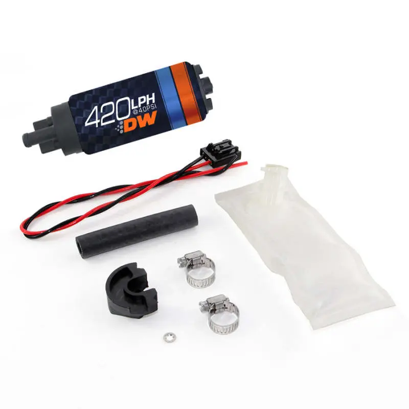 Deatschwerks DWK9-421-1024 DW420 Series 420lph In-Tank Fuel Pump W/ Install Kit For 94-02 Nissan S14/S15 №1