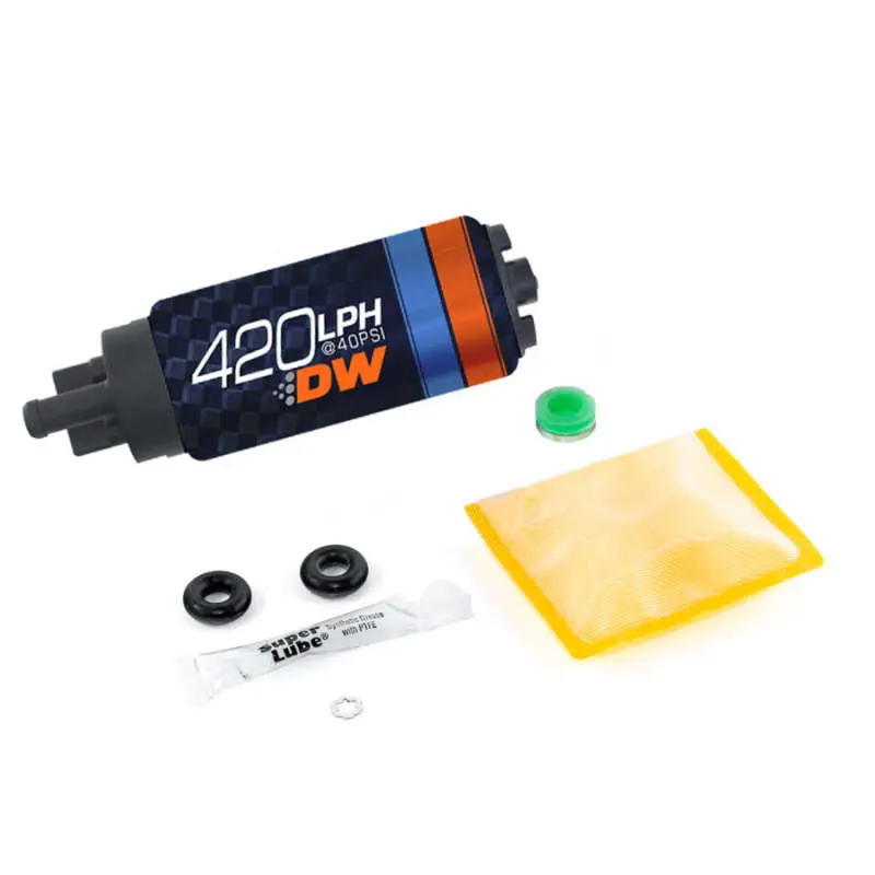 Deatschwerks DWK9-421-0847 DW420 Series 420lph In-Tank Fuel Pump W/ Install Kit For Eclipse (Turbo AWD) 95-98