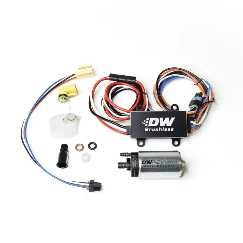 Deatschwerks DWK9-441-C102-0910 DW440 440lph Brushless Fuel Pump Single/Dual Controller W/ Install Kit 08-14 Subaru WRX