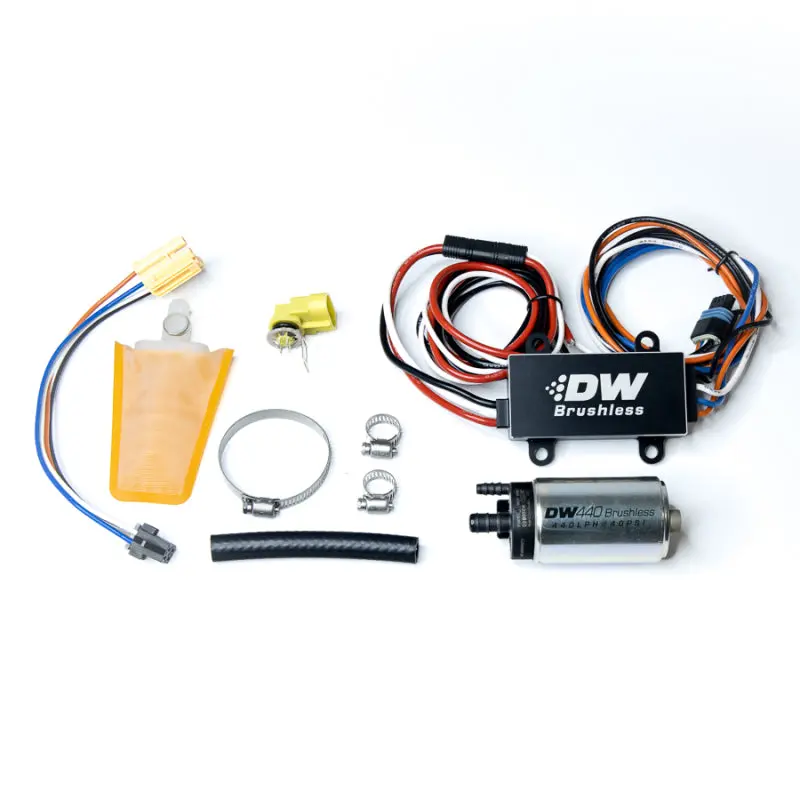 Deatschwerks DWK9-441-C102-0903 DW440 440lph Brushless Fuel Pump Single/Dual Controller W/ Install Kit 93-07 Subaru WRX №1