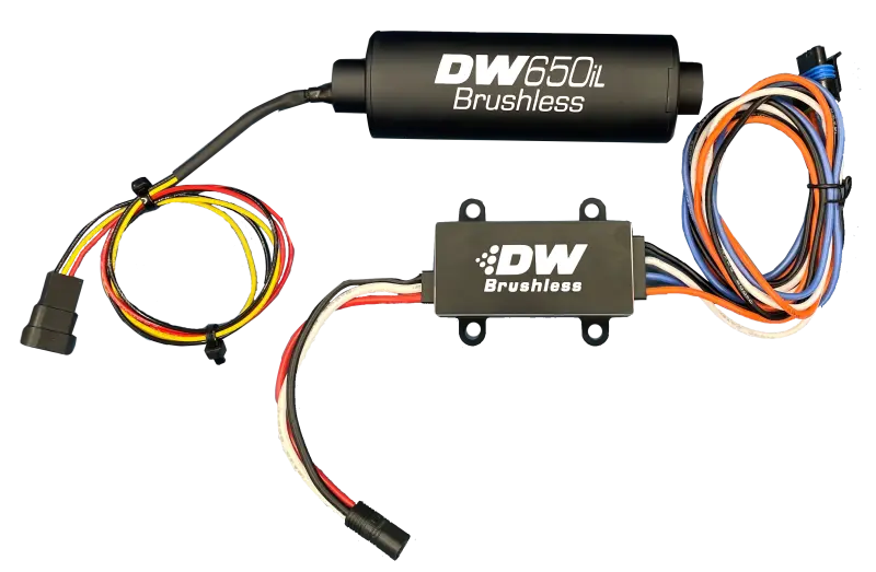 Deatschwerks DWK9-650-C105 DW650iL Series 650LPH In-Line External Fuel Pump W/ Single/Dual-Speed Controller №2