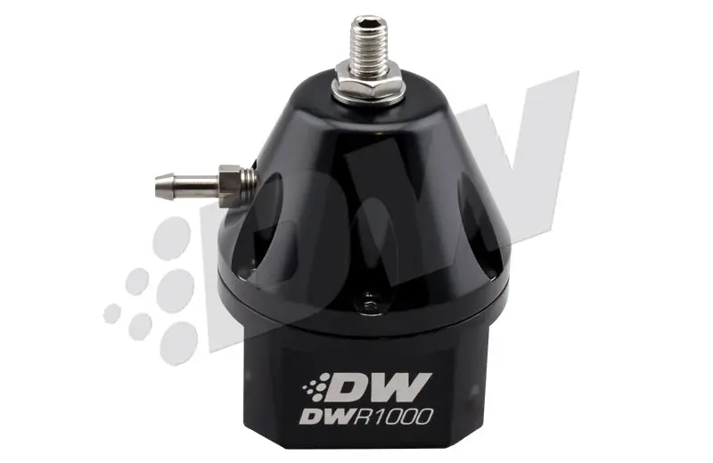 Deatschwerks DWK6-1000-FRB DWR1000 Adjustable Fuel Pressure Regulator - Black