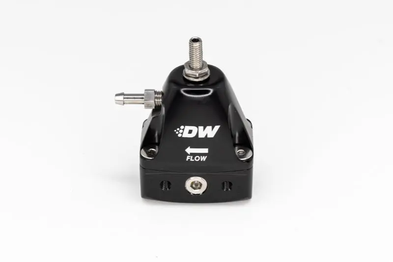 Deatschwerks DWK6-1001-FRB DWR1000iL In-Line Adjustable Fuel Pressure Regulator - Black