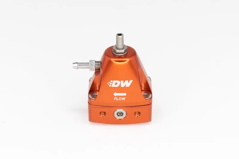 Deatschwerks DWK6-1001-FRO DWR1000iL In-Line Adjustable Fuel Pressure Regulator - Orange