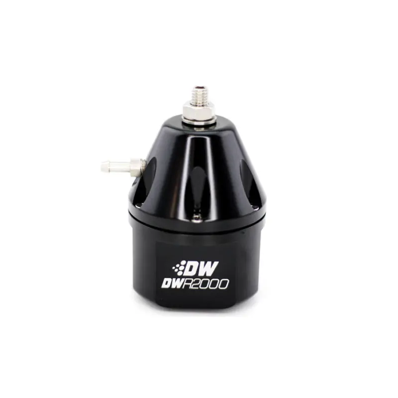 Deatschwerks DWK6-2000-FRB DWR2000 Adjustable Fuel Pressure Regulator - Black