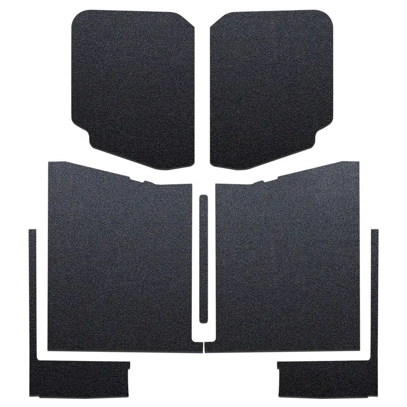 DEI DEI50183 20-22 Jeep Gladiator JT 4-Door Boom Mat Complete Headliner Kit - 7 Piece - Black