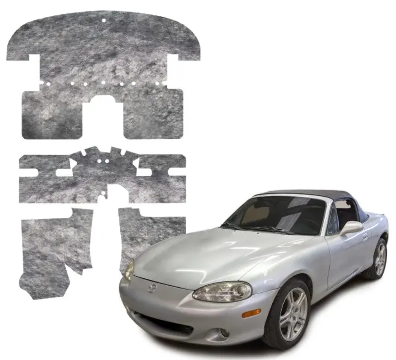 DEI DEI50295 90-05 Mazda Miata NA & NB Under Carpet Interior Insulation Kit - 1/2in Thick №7