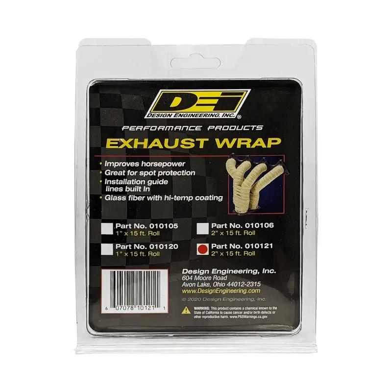 DEI DEI10121 Exhaust Wrap 2in X 15ft - Black №7