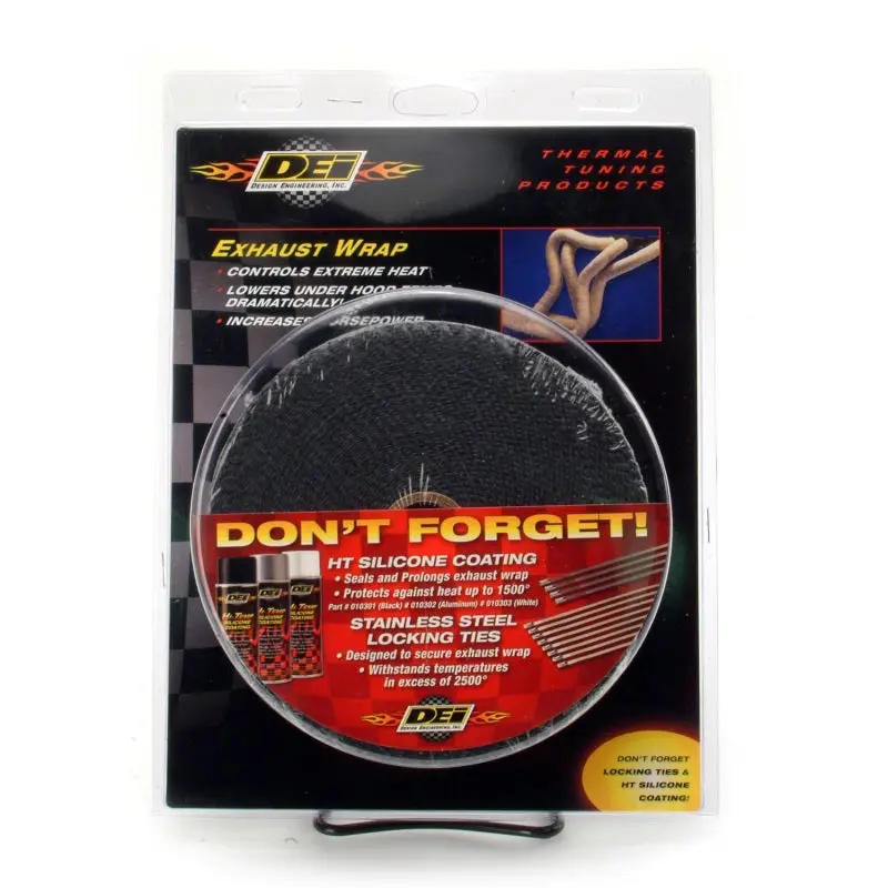 DEI DEI10108 Exhaust Wrap 2in X 50ft - Black №3