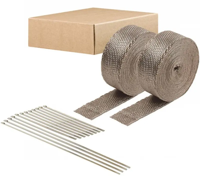 DEI DEI95127 Exhaust Wrap & Combo Tie Kit 2in X 50ft 2PK - Titanium №3