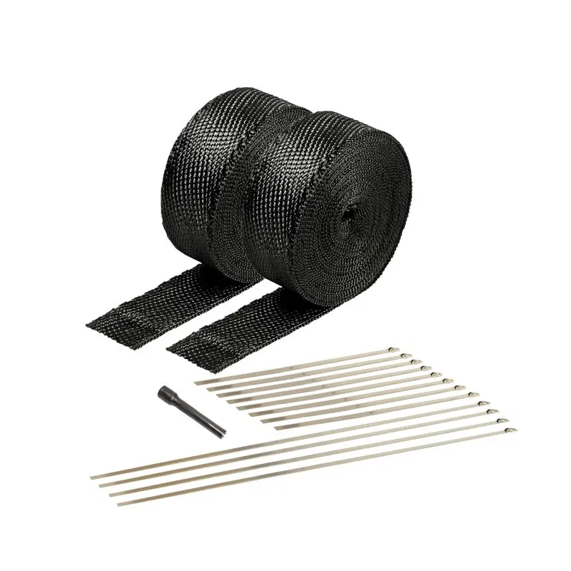 DEI DEI10073 Exhaust Wrap Kit - Black Titanium Wrap Locking Ties & Locking Tie Tool