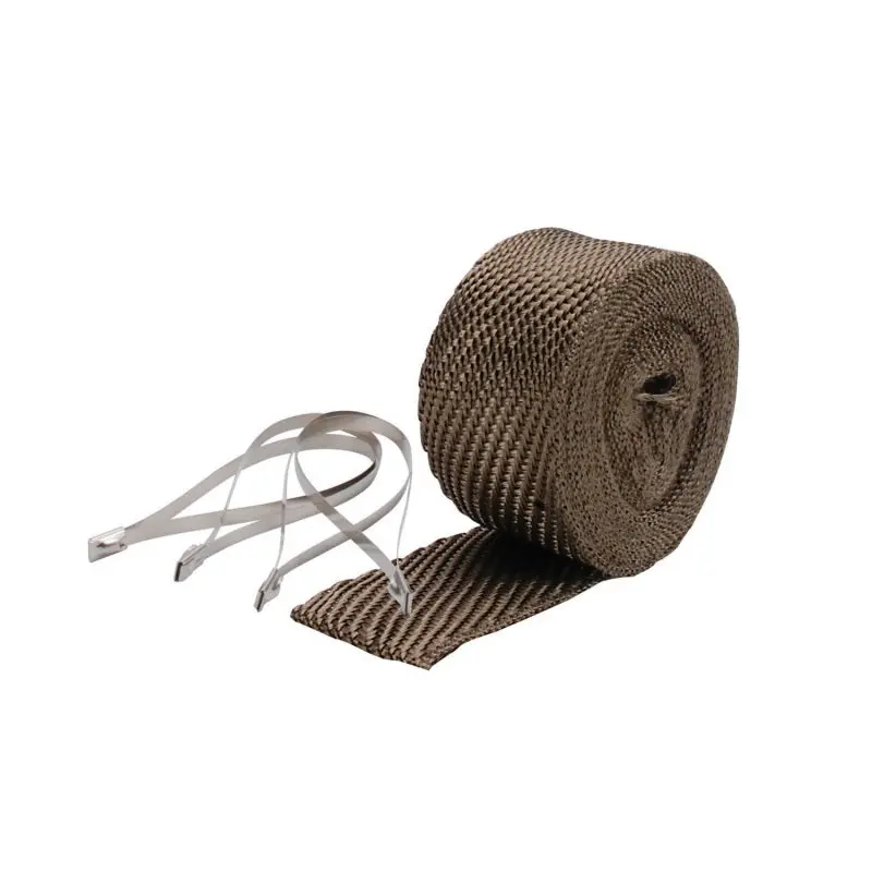 DEI DEI10123 Exhaust Wrap Kit - Pipe Wrap And Locking Tie - Titanium №1