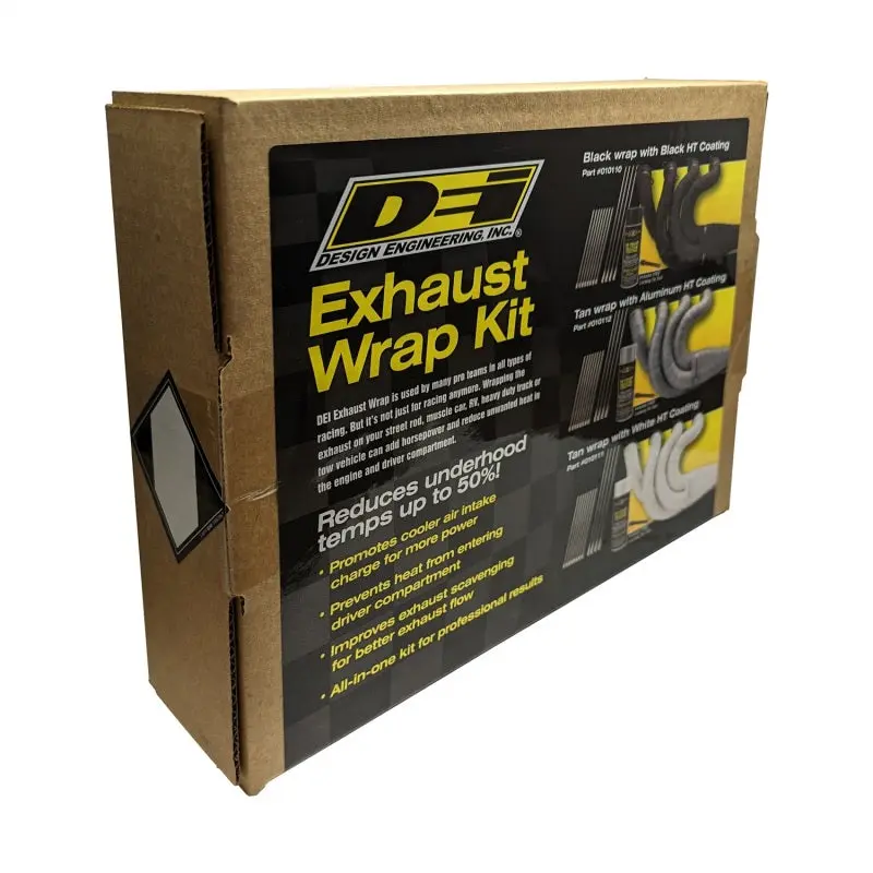 DEI DEI10112 Exhaust Wrap Kit - Tan Wrap & Aluminum HT Silicone Coating №3