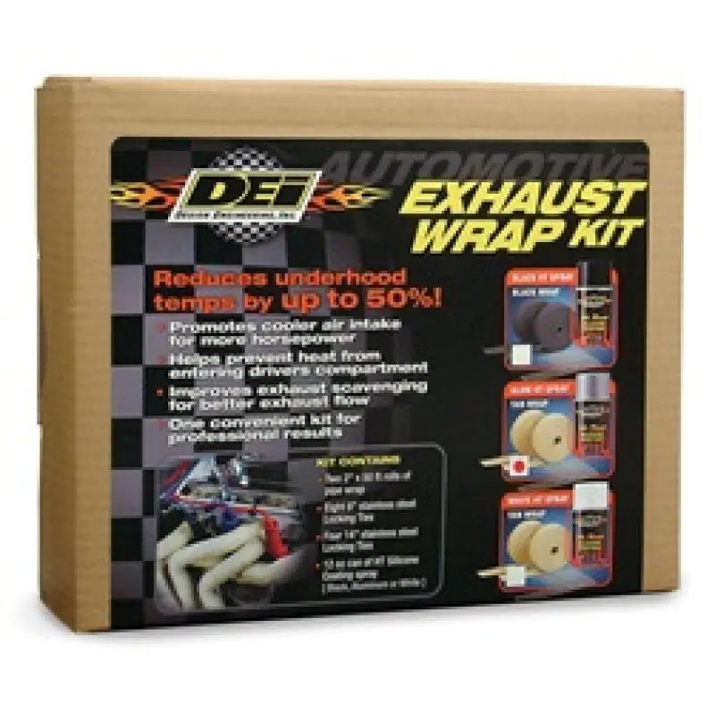 DEI DEI10112 Exhaust Wrap Kit - Tan Wrap & Aluminum HT Silicone Coating №5